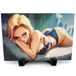 Dragon Ball Z Android 18 Sexy Hot Anime Waifu Girl Doujin Goddess Story Art Card - Image 3