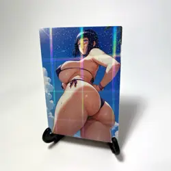 Naruto Hinata Hyuga Sexy Bikini Anime Waifu Girl Doujin Goddess Story Art Card - Image 2