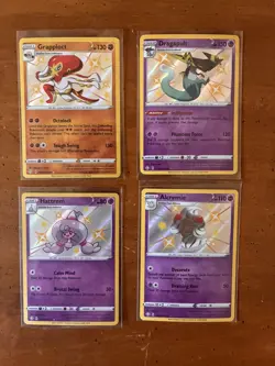 Lot of 4 Shiny Vault Pokemon Shining Fates TCG Cards NM - Image 1