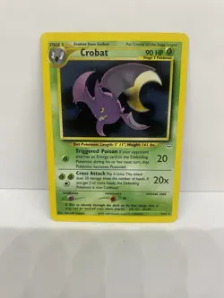 Crobat - 4/64 Neo Revelation - Holographic Pokemon Card WoTC - NM/LP - Image 1