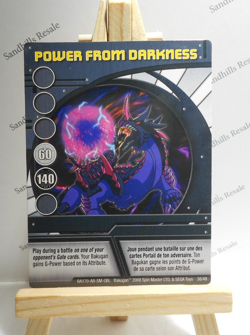 Bakugan Card - Power From Darkness - Blue Ability Card - BA170 - 38/48 - 2008 - Image 1