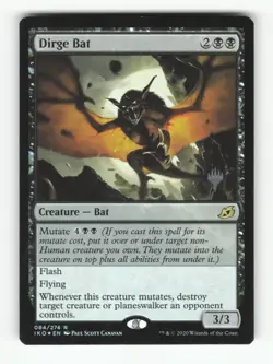 Dirge Bat R Promo Pack: Ikoria 84 LP Foil Magic: The Gathering - Image 1