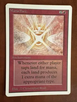 Magic MTG Unlimited Mana Flare NEAR MINT (NM) - Image 1