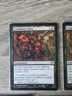 1x Crumbling Ashes Eventide Regular Lightly played HOTT! - Image 1