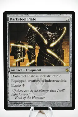 Darksteel Plate - Mirrodin Besieged - NM - Magic the Gathering - Image 1