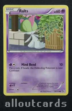 2013 Pokemon Black & White Legendary Treasures Ralts 59/113 NM/M - Image 1