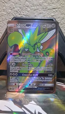 Pokemon Scizor GX SV72/SV94 Hidden Fates Shiny Vault Ultra Rare Full Art NM - Image 2