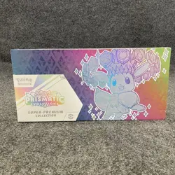 POKEMON TCG Scarlet & Violet Prismatic Evolutions Collection Box, Worn Box - Image 1