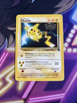 Pikachu #4 - WOTC Black Star Promo Pokemon: The First Movie - MP/HP - Image 1