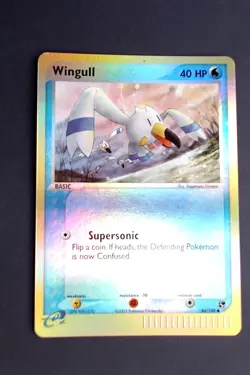 Wingull Basic Pokemon TCG Expedition Rare Reverse Holo 84/100 - Image 1