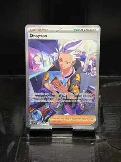Pokemon TCG Surging Sparks Special Illustration Rare Drayton 244/191 NM - Image 1