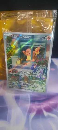 Pokemon TCG Sealed Charmander 044 Holo Black Star Promo #1 - Image 1