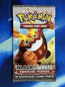Pokemon 2011 Black & White Emerging Powers Booster Pack Sealed Darmanitan Art - Image 1
