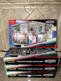 Pokemon TCG Scarlet & Violet Prismatic Evolutions Premium Figure Collection - Image 2