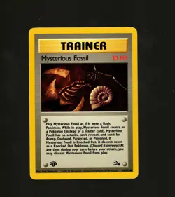 Pokemon TCG Mysterious Fossil Fossil 62/62 Regular 1st Edition Common LP - Image 1