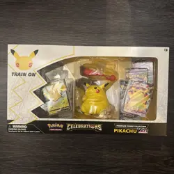 Pokemon TCG Celebrations Premium Figure Collection Pikachu VMAX Box 820650809408 - Image 1