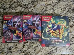Pokemon TCG Crown Zenith Booster Bundle - 6 Pack And 2 DESTINED RIVALS BUNDLES 820650858963 - Image 1