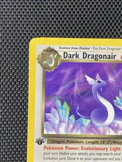 Dark Dragonair 33/82 1st Edition Team Rocket Rare Vintage Pokemon 2000 NM - Image 2