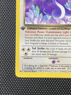 Dark Dragonair 33/82 1st Edition Team Rocket Rare Vintage Pokemon 2000 NM - Image 5