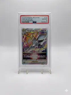 Pokemon Arceus VSTAR PSA 10 GEM MINT - VSTAR Universe s12a 127/172 Japanese RRR - Image 1