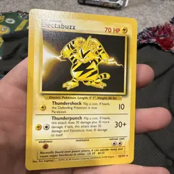 Pokemon TCG Electabuzz Base Set 20/102 Regular rare - Image 2