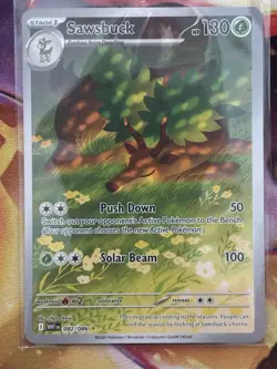 Pokemon Sawsbuck 092/086 Sv11W: White Flare Illustration Rare Holo English - Image 1