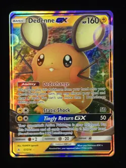 Dedenne GX 57/214 Pokemon SM - Unbroken Bonds 🔥🔥🔥 - Image 1