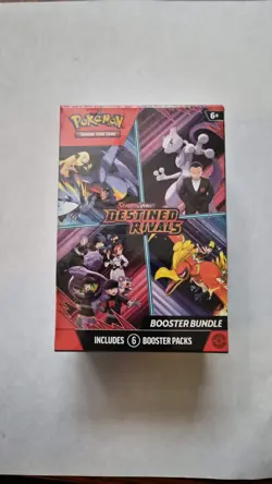 Pokemon TCG: Destined Rivals Booster Bundle 6 Packs Factory Sealed - Image 1