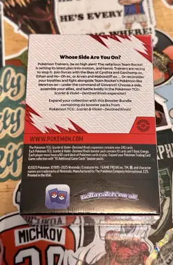 Pokemon TCG: Destined Rivals Booster Bundle (6 Packs) Factory Sealed English - Image 3