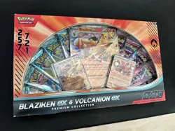Pokemon TCG: Blaziken ex & Volcanion ex Premium Collection - 2025 Amazon Holiday - Image 1