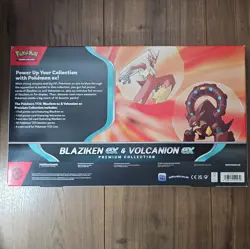 Pokemon TCG: Blaziken ex & Volcanion ex Premium Collection New JTG and destined - Image 2
