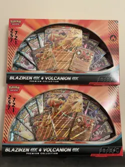 Pokemon TCG: Blaziken ex & Volcanion ex Premium Collection 2025 Amazon In Hand - Image 1