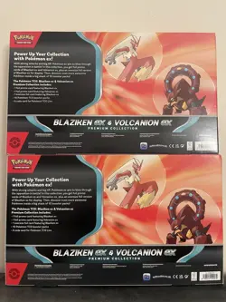 Pokemon TCG: Blaziken ex & Volcanion ex Premium Collection 2025 Amazon In Hand - Image 2