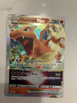 Charizard VSTAR 018/172 Ultra Rare Brilliant Stars Pokemon Card NM-MINT - Image 1