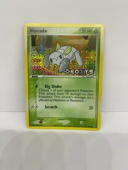 Nincada 67/107 Reverse Holo EX Deoxys Pokemon Card Stamped - NM - Image 1