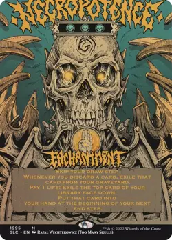 MTG - Necropotence - Fanart Secret Lair Countdown - EDH / Playtest - Image 1