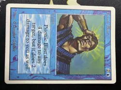Magic: The Gathering 1993 Unlimited Edition Psionic Blast MP - Image 1