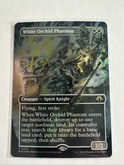 White Orchid Phantom (Borderless) Modern Horizons 3 Foil - Image 1