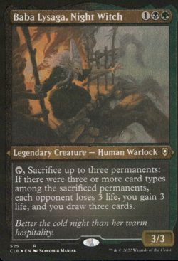 Baba Lysaga, Night Witch (Foil Etched) - Image 1