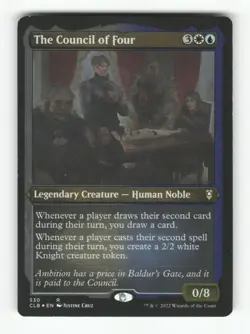 The Council of Four (Foil Etched) R Commander Legends: Battle for Baldur's Gate - Image 1