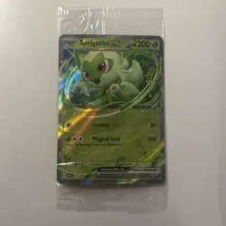 Sprigatito ex Pokemon Scarlet & Violet SVP 087 Holo Black Star Promo Sealed - Image 1