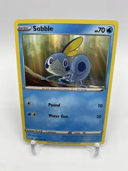Pokemon TCG SWSH Base Set Sobble 055/202 Holo Promo NM - Image 1