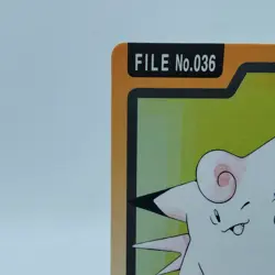 Pokemon Cards Bandai Carddass Clefable File No.036 1997 EX Japanese i760 - Image 2