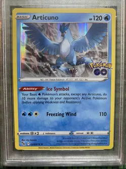 Pokemon TCG Articuno Pokemon Go 024/078 Holo Rare PSA 9 - Image 3