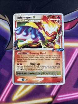 Infernape Lv. X DP10 2007 D&P Black Star Promo Pokemon Card TCG Holo Rare DMG - Image 1