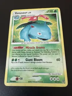 2007 Pokemon D&P Secret Wonders Venusaur LV.51 20/132 Holo Rare - Image 1