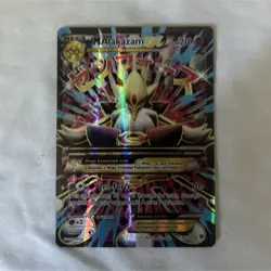 Pokemon M Alakazam EX 118/124 Fates Collide: Full Art Ultra Rare Holo Card - Image 1