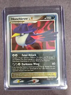 Honchkrow LV.X 132/132 Secret Wonders Holo Pokemon - Image 1