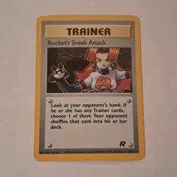 Pokemon Rocket's Sneak Attack Team Rocket 16/82 Holo Rare English - Image 1