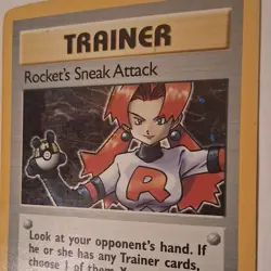 Pokemon Rocket's Sneak Attack Team Rocket 16/82 Holo Rare English - Image 3